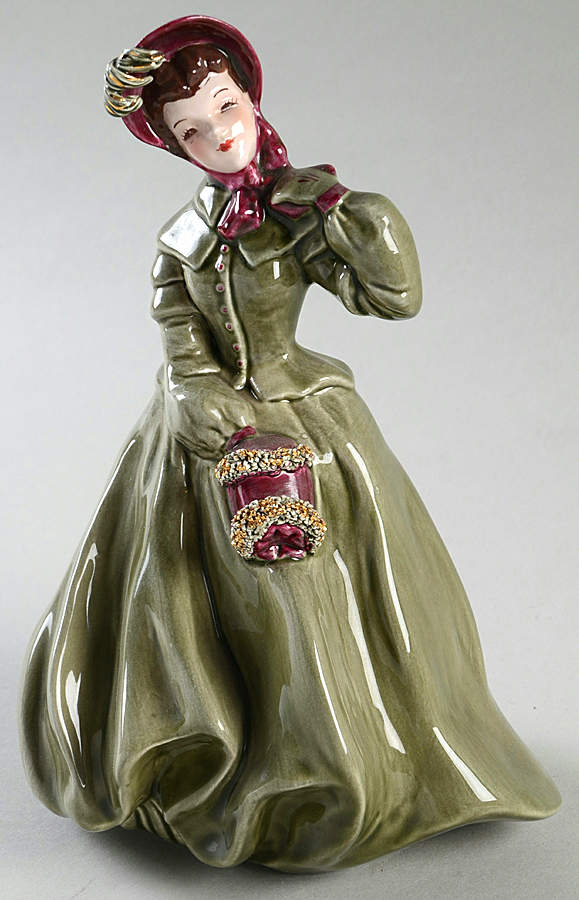 Florence Ceramics Figurine Clarissa-Green - No Box by Florence Ceramics-1