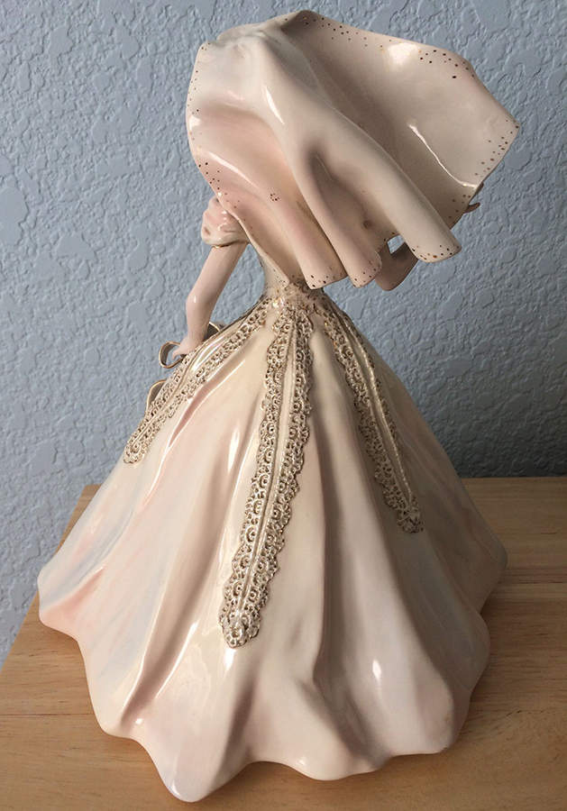Florence Ceramics Figurine Bride-Brushed Pink - No Box by Florence Ceramics-1