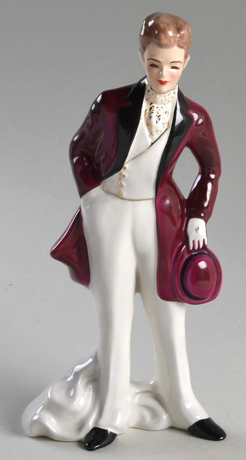 Florence Ceramics Figurine Gary-Royal Red - No Box by Florence Ceramics-1