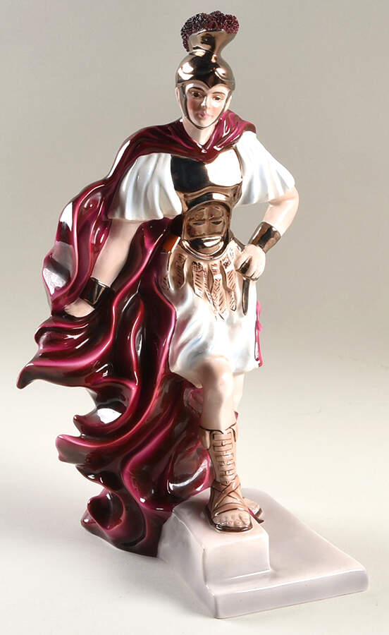 Florence Ceramics Figurine Mark Antony-Red - No Box by Florence Ceramics-1