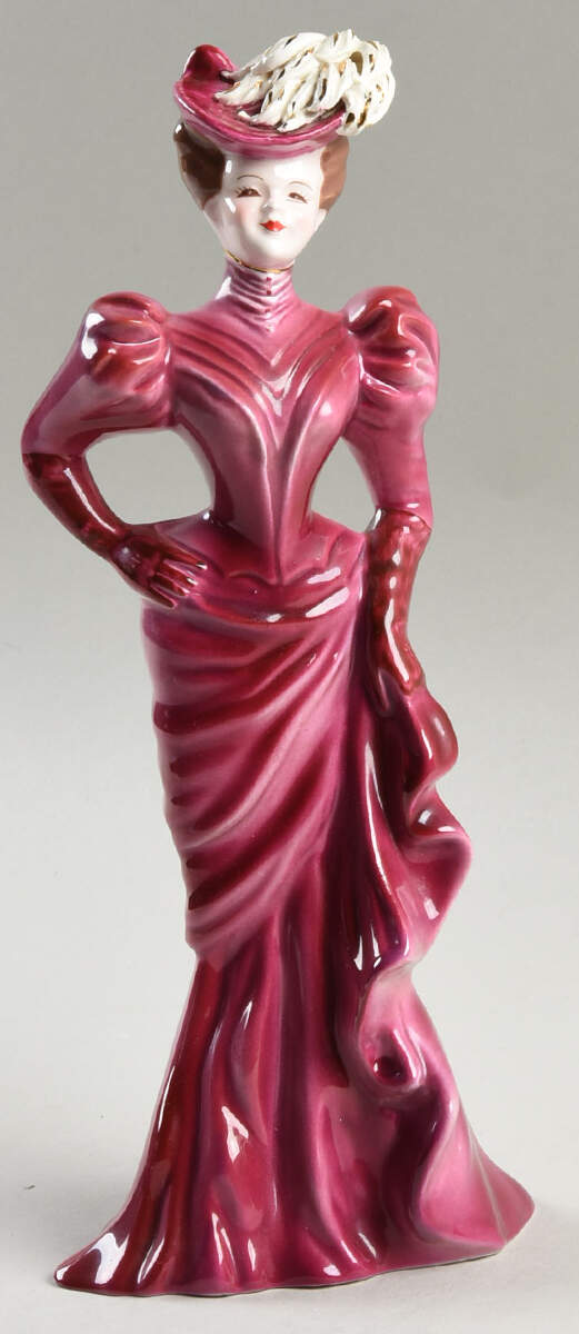 Florence Ceramics Figurine Josephine-Red - No Box by Florence Ceramics-1