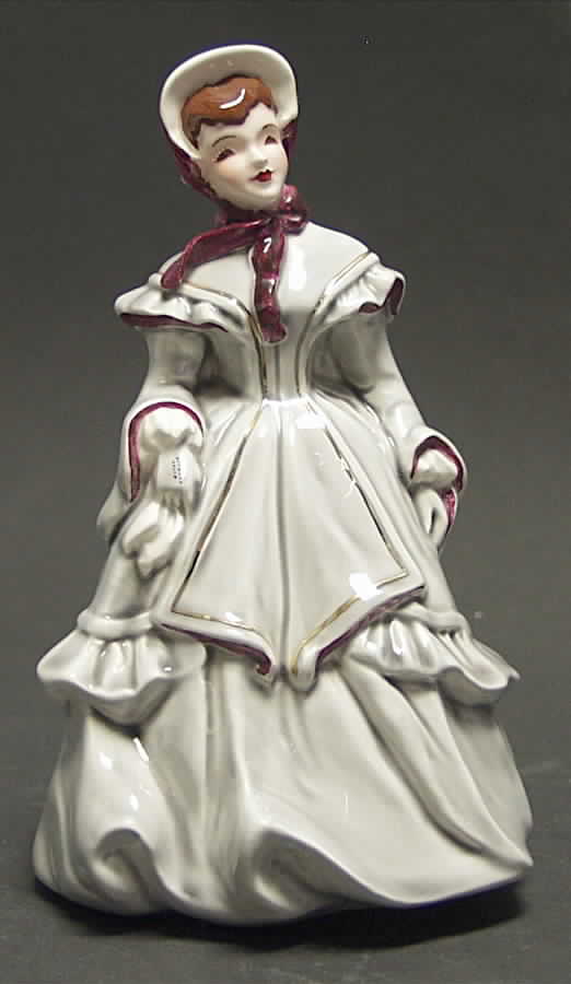 Florence Ceramics Figurine Melanie-Gray & Violet - No Box by Florence Ceramics-1