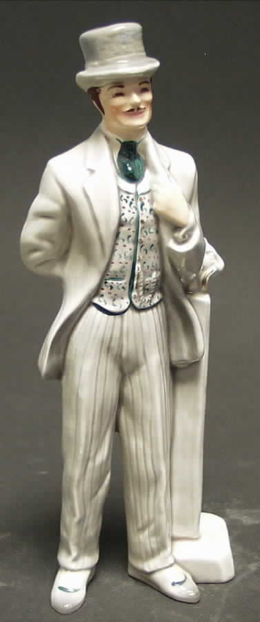 Florence Ceramics Figurine Douglas-Gray & Green - No Box by Florence Ceramics-1