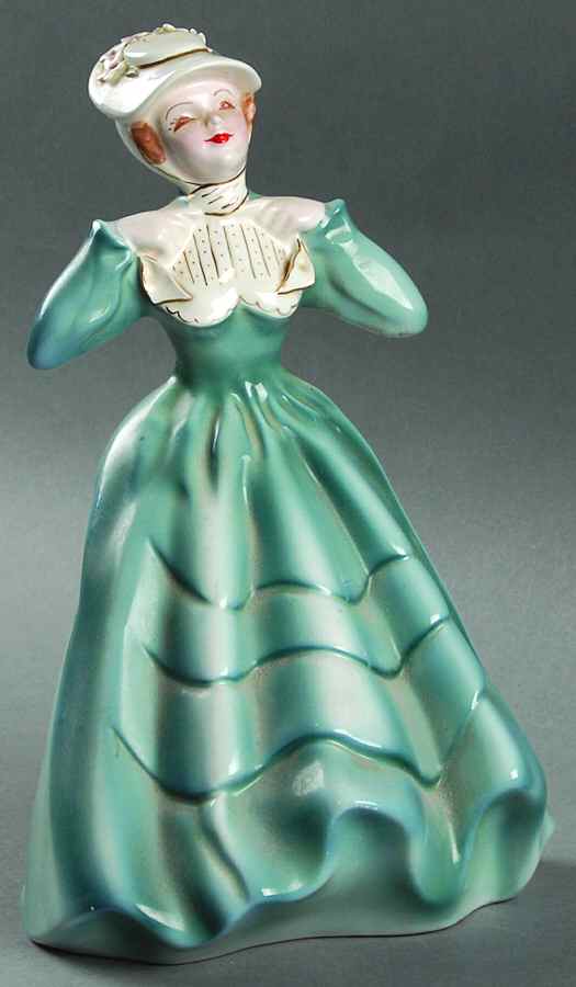 Florence Ceramics Figurine Laura-Green - No Box by Florence Ceramics-1
