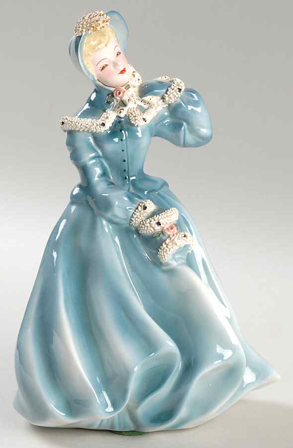 Florence Ceramics Figurine Clarissa-Blue - No Box by Florence Ceramics-1