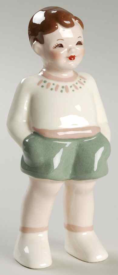 Florence Ceramics Figurine Butch-Green Shorts - No Box by Florence Ceramics-1