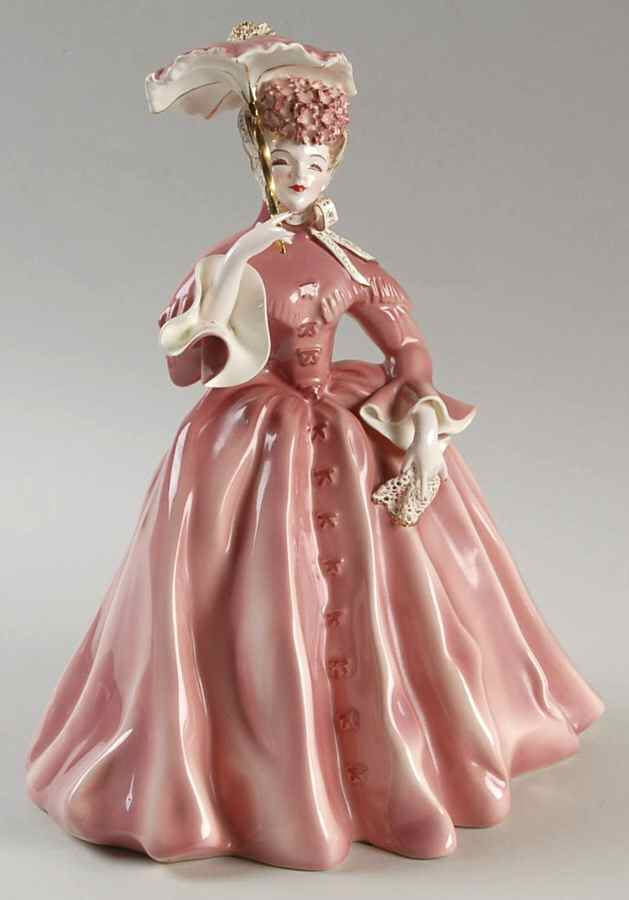 Florence Ceramics Figurine Vivian-Pink - No Box by Florence Ceramics-1