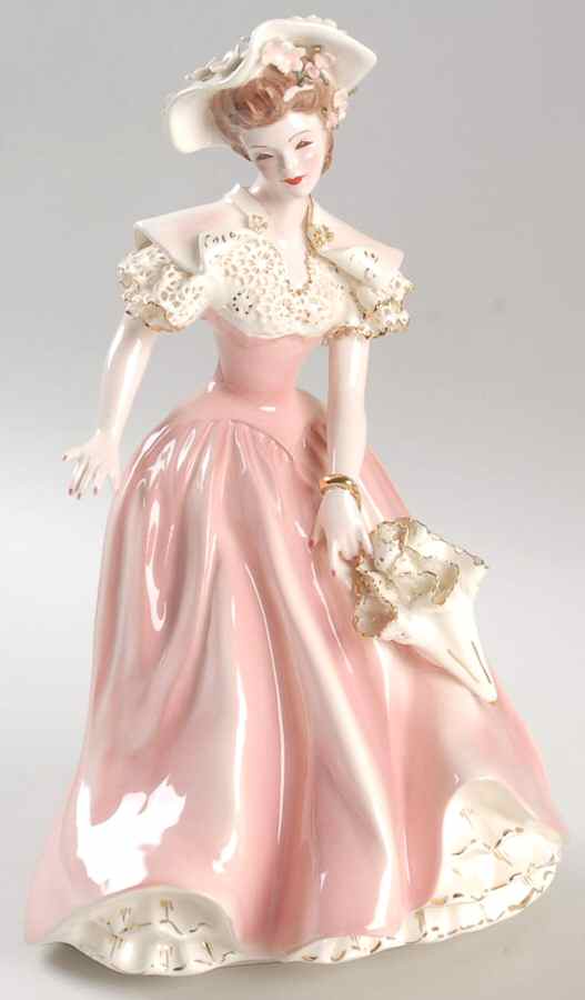 Florence Ceramics Figurine Juliet-Pink - No Box by Florence Ceramics-1