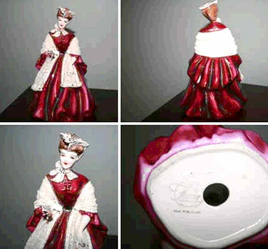 Florence Ceramics Figurine Camille-Red - No Box by Florence Ceramics-1