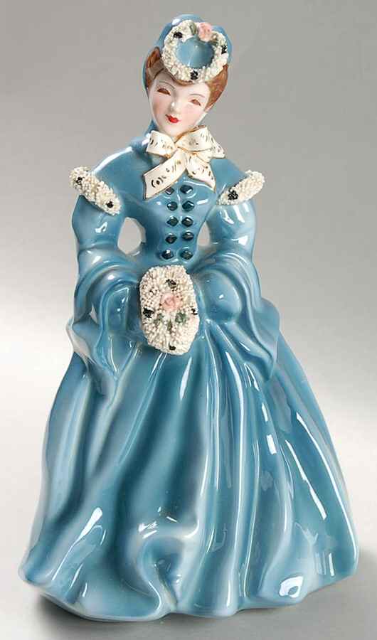 Florence Ceramics Figurine Delia - Blue Dress - No Box by Florence Ceramics-1