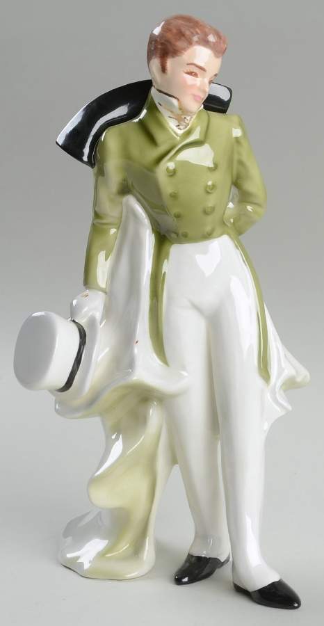 Florence Ceramics Figurine Victor-Green - No Box by Florence Ceramics-1