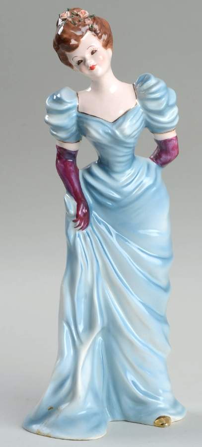 Florence Ceramics Figurine Roberta-Blue - No Box by Florence Ceramics-1