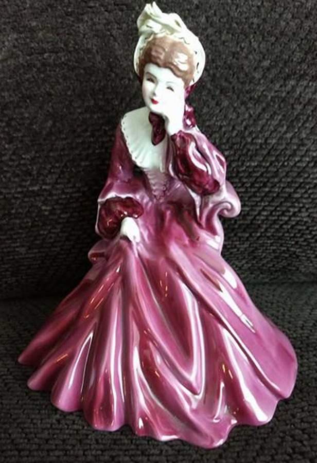 Florence Ceramics Figurine Rebecca-Royal Red - No Box by Florence Ceramics-1