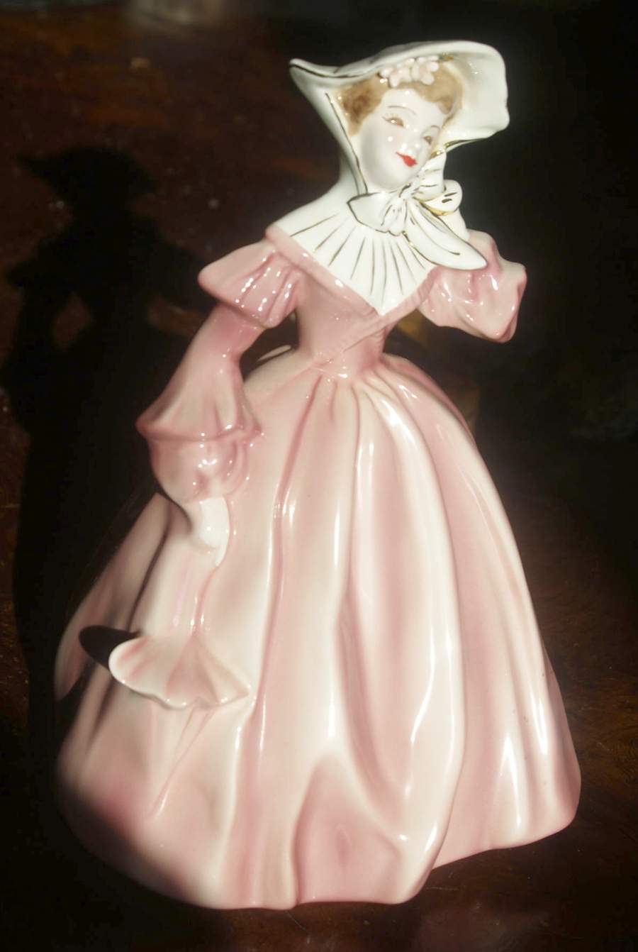Florence Ceramics Figurine Louise-Pink Dress - No Box by Florence Ceramics-1