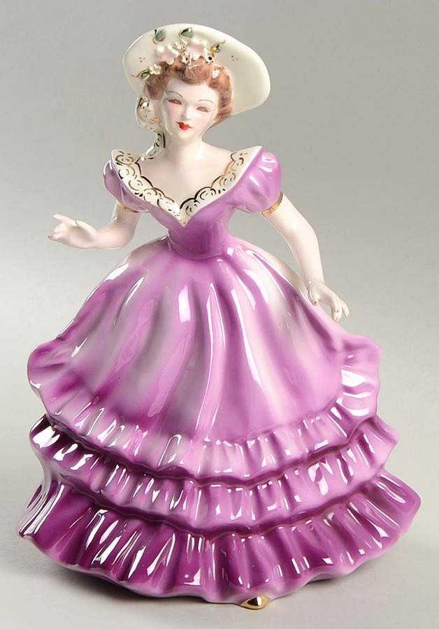 Florence Ceramics Figurine Jennifer - Violet - No Box by Florence Ceramics-1
