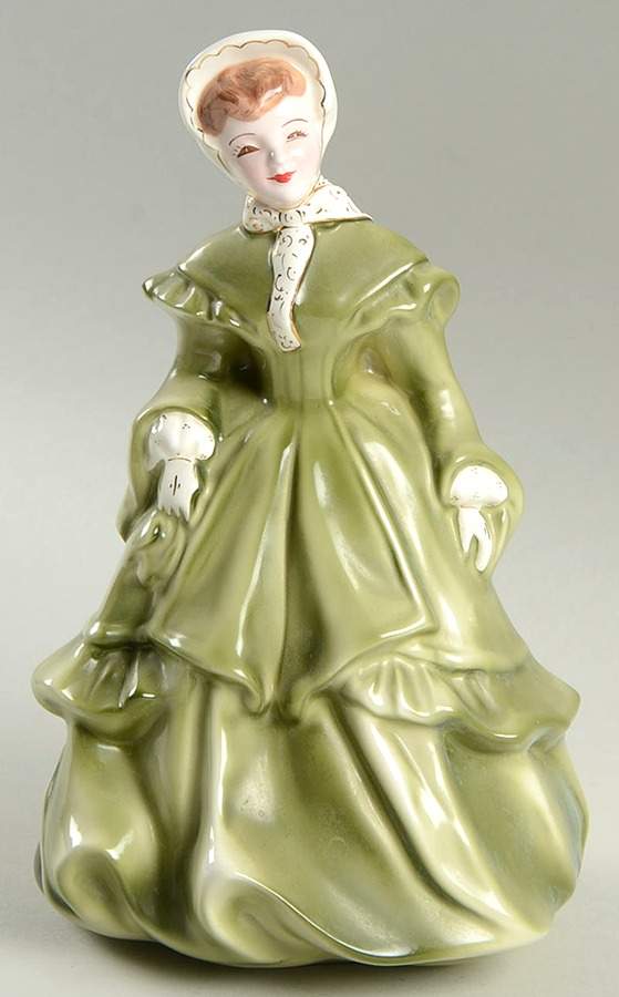 Florence Ceramics Figurine Melanie-Green - No Box by Florence Ceramics-1