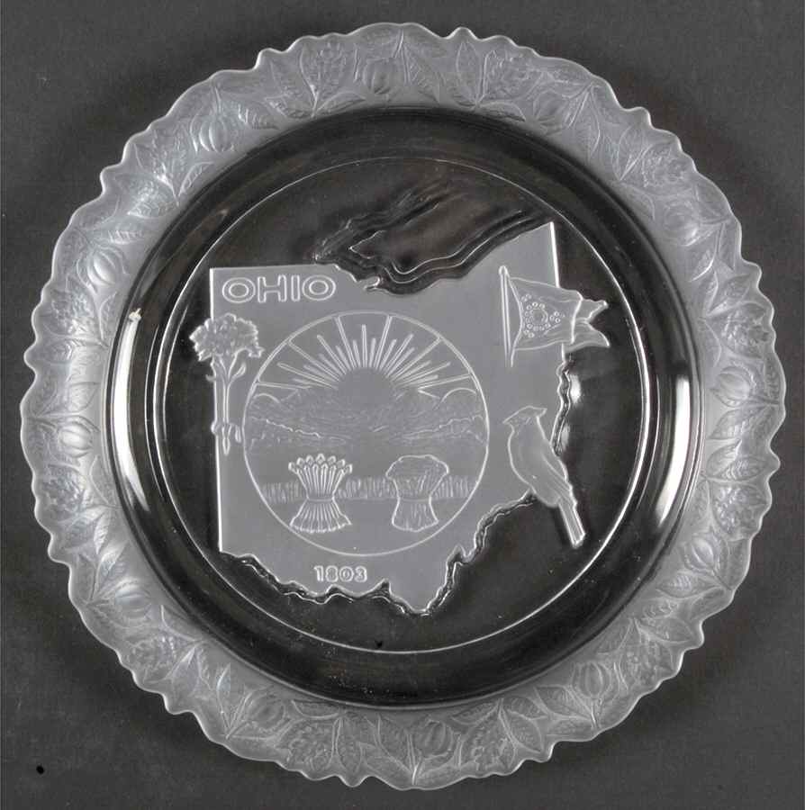 State Plate Ohio - Boxed by Fostoria-1