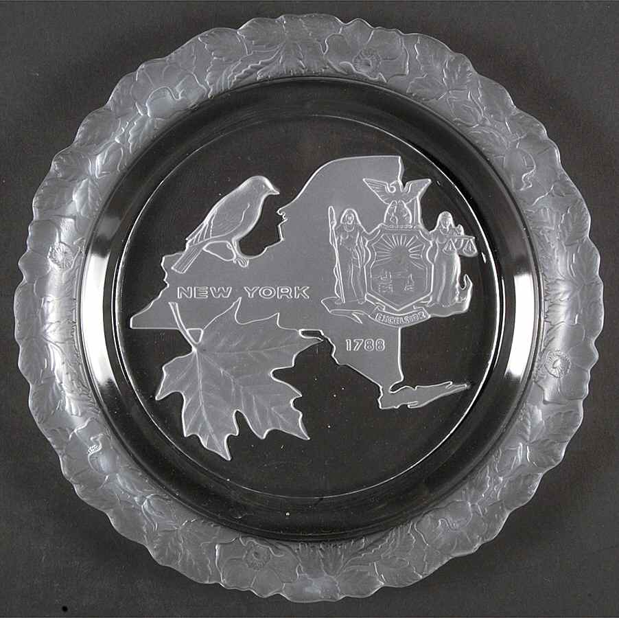 State Plate New York - No Box by Fostoria-1