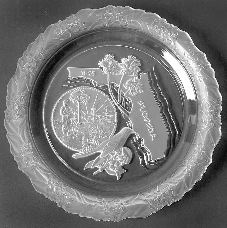 State Plate Florida - No Box by Fostoria-1