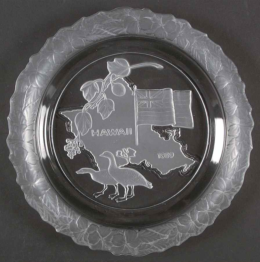 State Plate Hawaii - No Box by Fostoria-1
