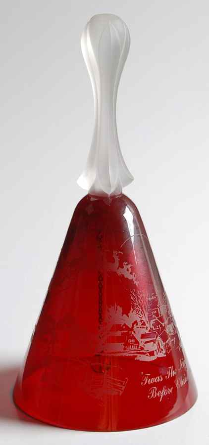 Christmas Bell 1981 - Boxed by Fostoria-1