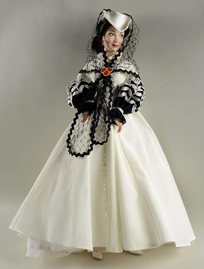 Gone with The Wind Scarlett-Honeymoon - No Box by Franklin Mint-1