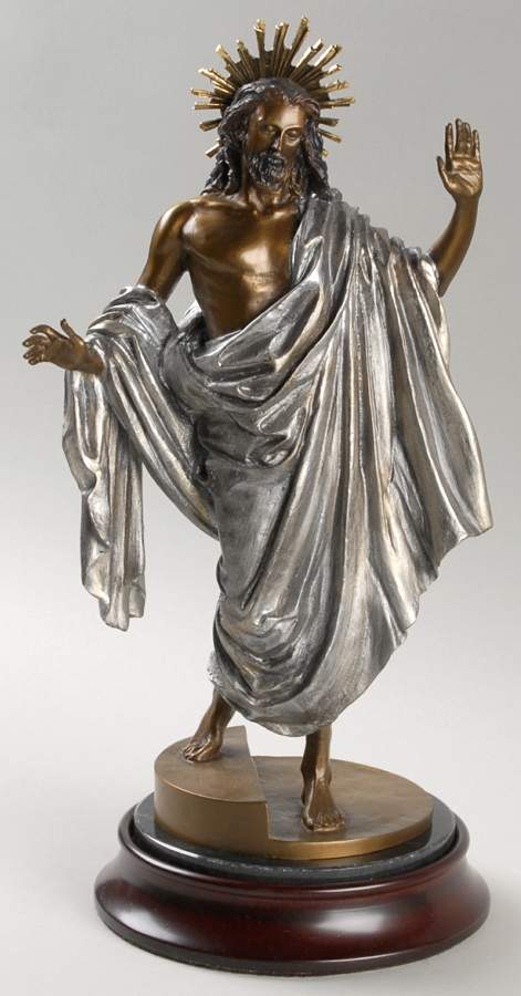 Vatican Museum Millennium Bronze Jesus Now And Forever - No Box by Franklin Mint-1