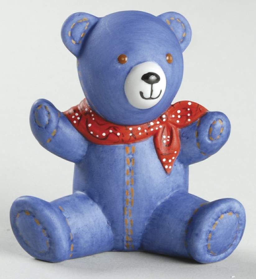 Teddy Bears: The Americana Collection Bandana Teddy - No Box by Franklin Mint-1