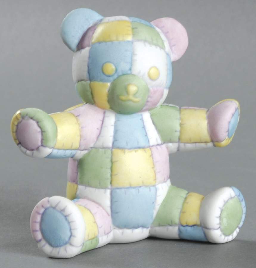 Teddy Bears: The Americana Collection Patchwork Teddy - No Box by Franklin Mint-1