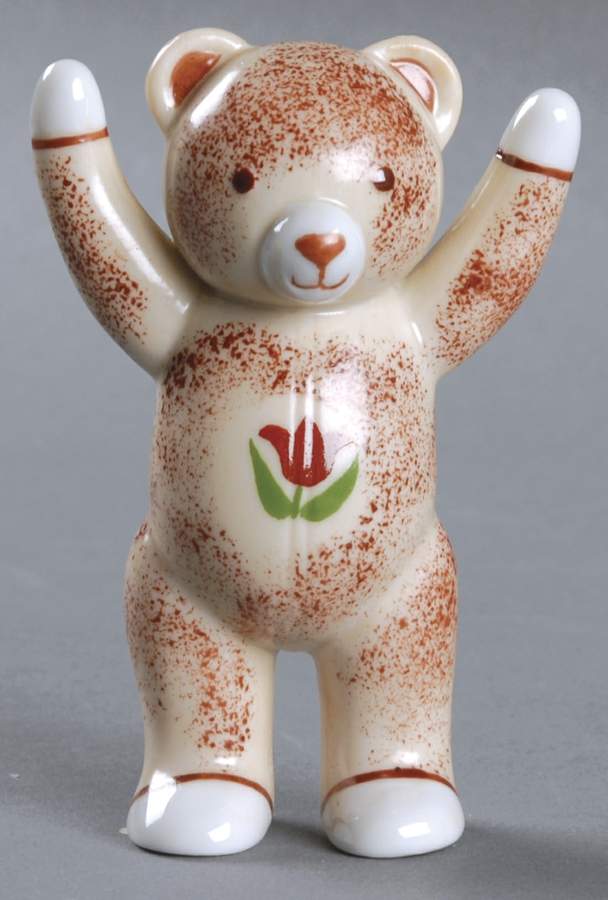 Teddy Bears: The Americana Collection Spatterwar Teddy - No Box by Franklin Mint-1