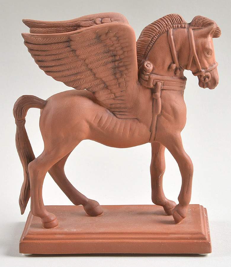 Treasury of Horses Terra Cotta-Etruscan - No Box by Franklin Mint-1