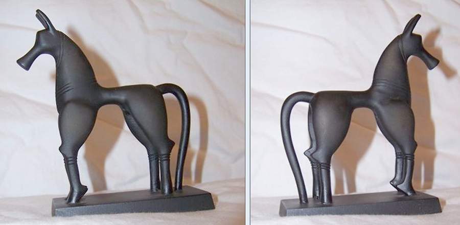 Treasury of Horses Greek Geometric - No Box by Franklin Mint-1
