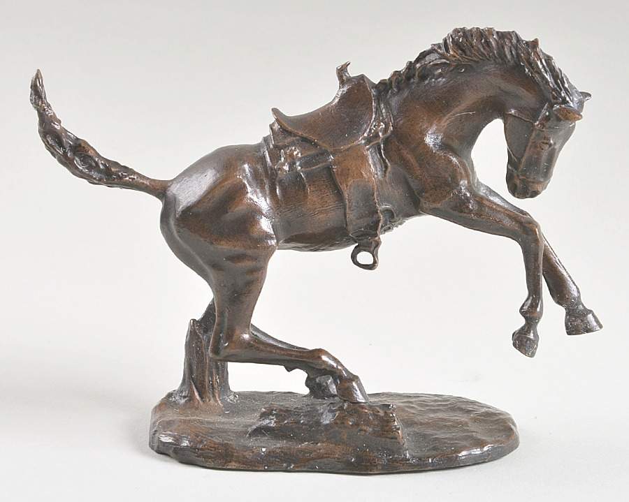 Treasury of Horses Western Bronze - No Box by Franklin Mint-1