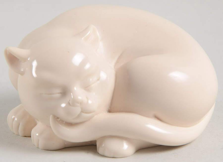 Curio Cabinet Cat Netsuke - No Box by Franklin Mint-1