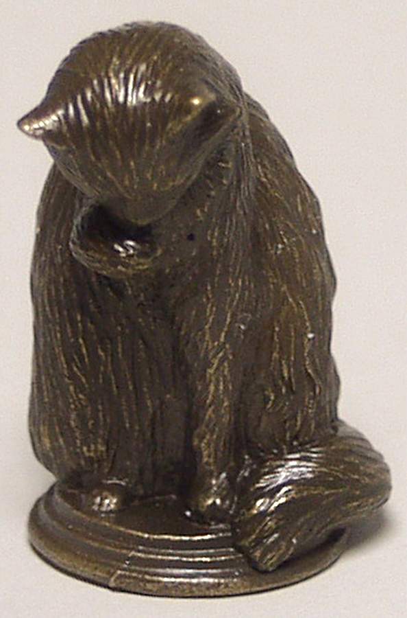 Curio Cabinet Cat Animalier - No Box by Franklin Mint-1