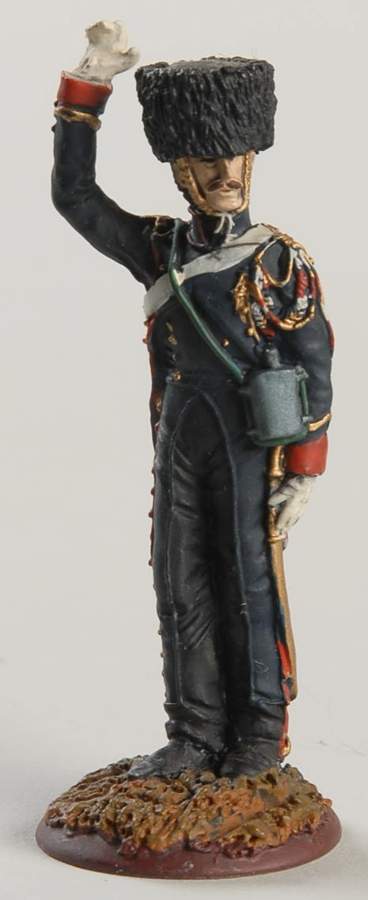 Regiments of Waterloo Sous Officer Artillerie A Cheval - Boxed by Franklin Mint-1