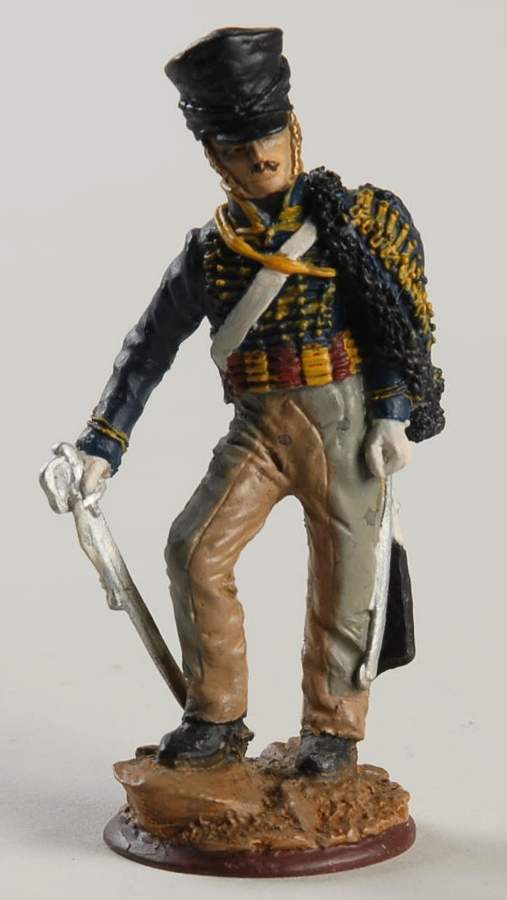 Regiments of Waterloo Trooper 10th Prince Of Wales  - Boxed by Franklin Mint-1