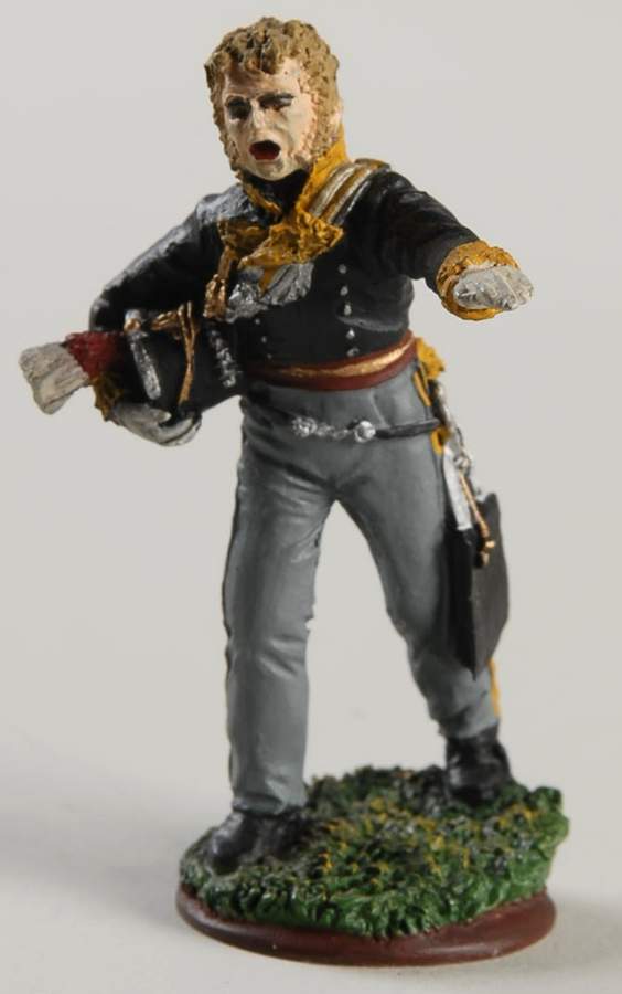 Regiments of Waterloo Company Officer 12th Light Dragoons - Boxed by Franklin Mint-1