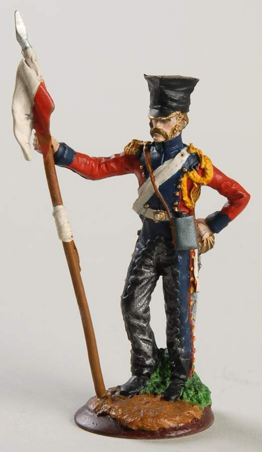 Regiments of Waterloo Lancier-2nd Regiment - Boxed by Franklin Mint-1