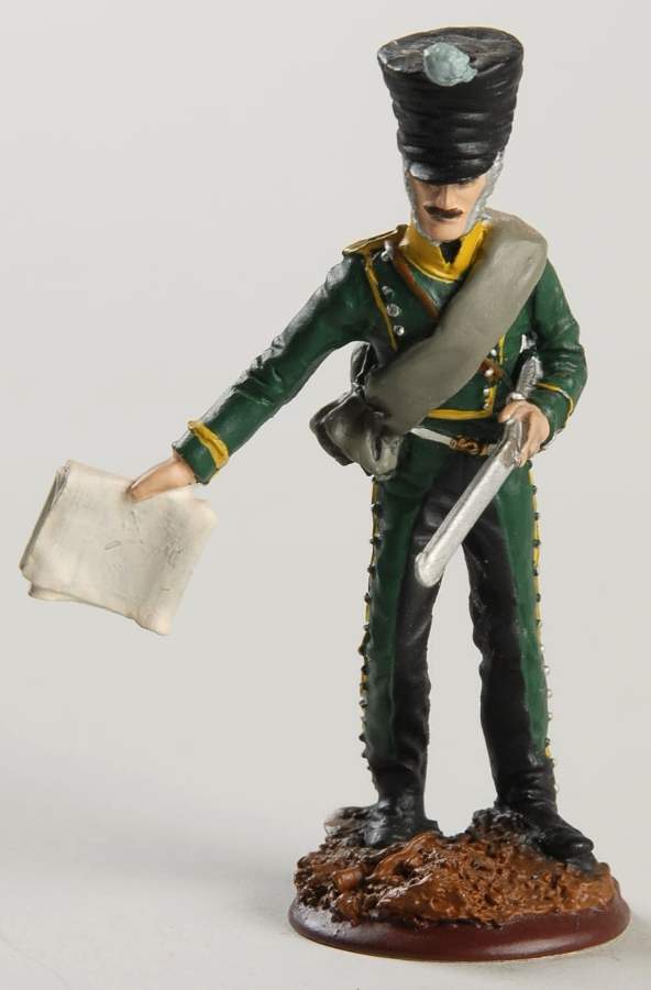 Regiments of Waterloo Chasseur-6th Regiment - Boxed by Franklin Mint-1