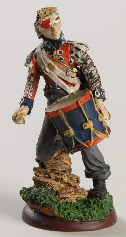 Regiments of Waterloo Drummer-1st Foot Guards - Boxed by Franklin Mint-1