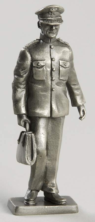 American Military Sculpture Collection Us Coast Guard Captain - No Box by Franklin Mint-1