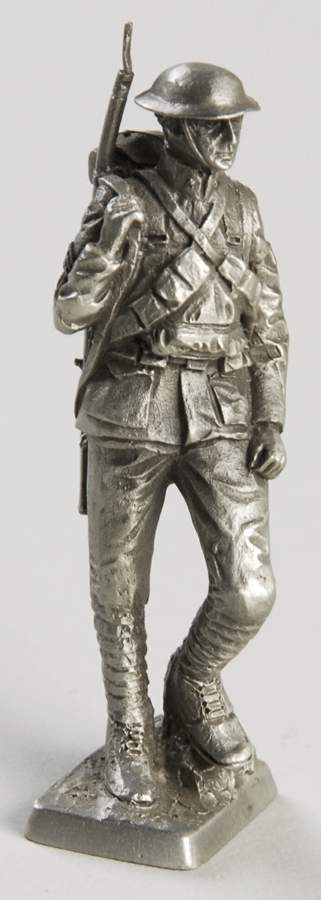 American Military Sculpture Collection Us Army Sergeant-1918 - No Box by Franklin Mint-1