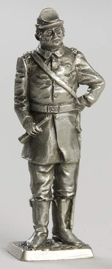 American Military Sculpture Collection Us Army Artillery First Lieutenant - No Box by Franklin Mint-1