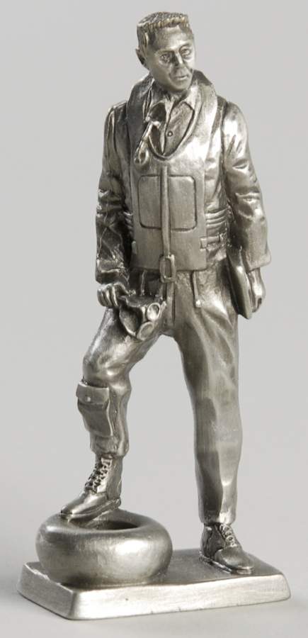 American Military Sculpture Collection Us Navy Lieutenant Commader-1943 - No Box by Franklin Mint-1