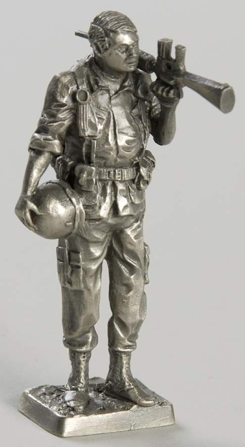 American Military Sculpture Collection Us Army Ranger Lieutenant-1975 - No Box by Franklin Mint-1