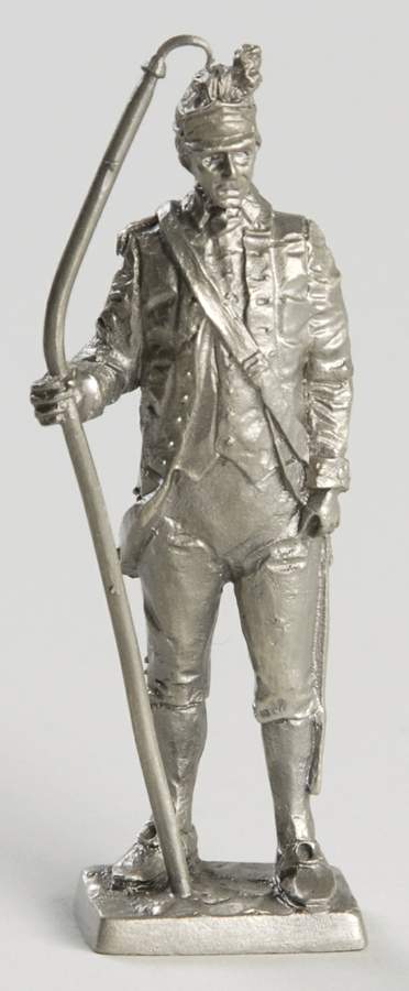 American Military Sculpture Collection Us Army Light Infantry Lieutenant - No Box by Franklin Mint-1