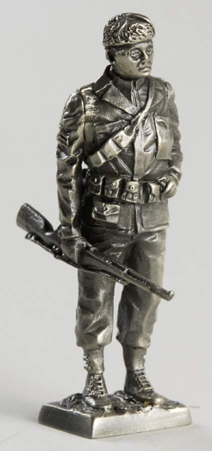 American Military Sculpture Collection Us Army Corporal-1951 - No Box by Franklin Mint-1