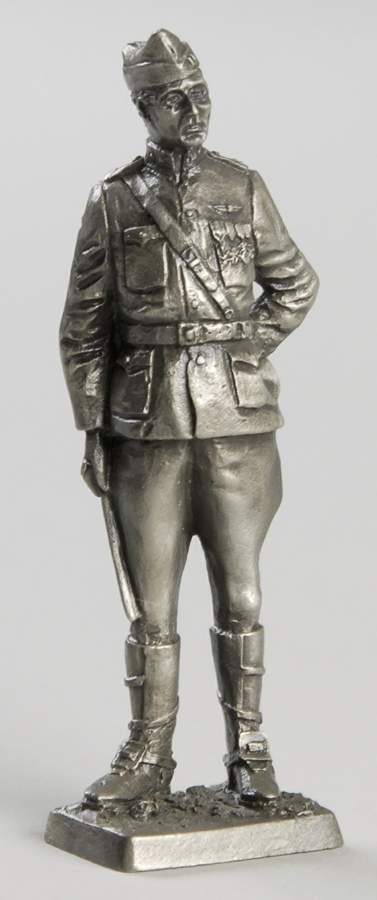 American Military Sculpture Collection Us Army Air Service Captain-1918 - No Box by Franklin Mint-1