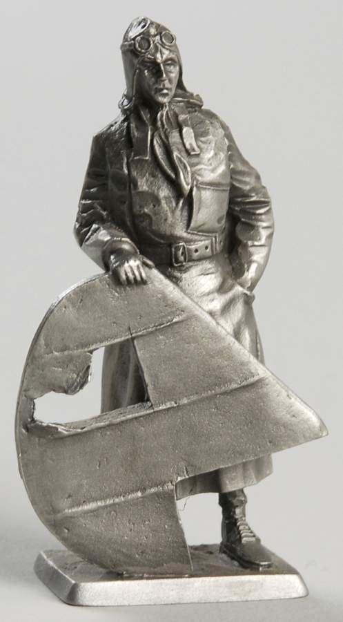 American Military Sculpture Collection Us Army Air Serv Lieut-1918 - No Box by Franklin Mint-1